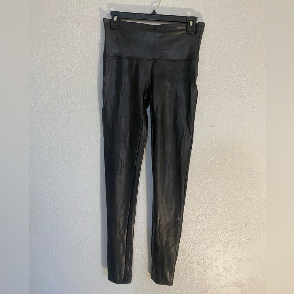 Spanx Faux Leather Leggings, women’s large